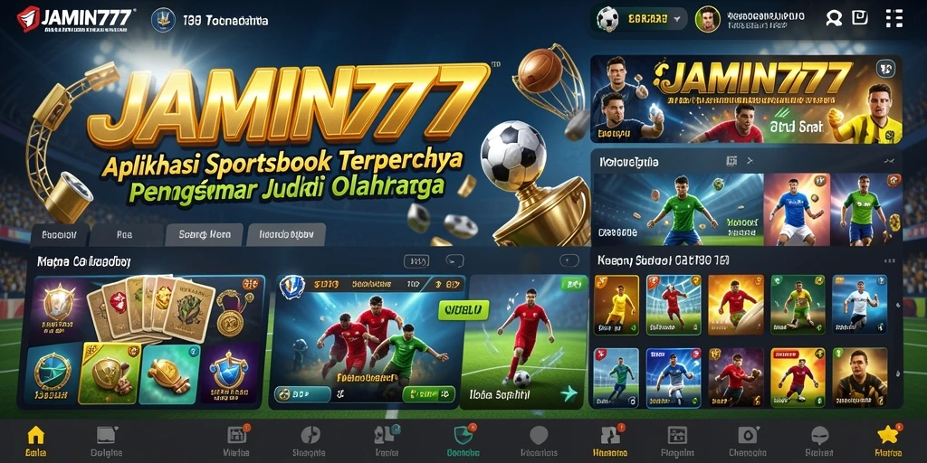 Tampilan gameplay Sportsbook yang menarik di JAMIN777.