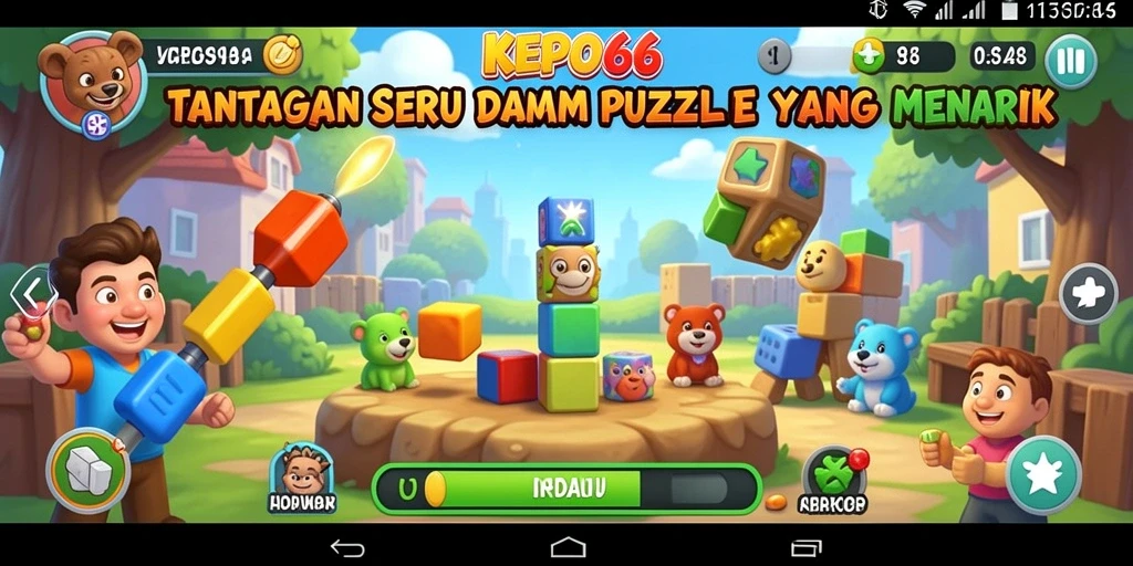Gameplay seru KEPO66 yang menguji kecerdasan dalam setiap puzzle.