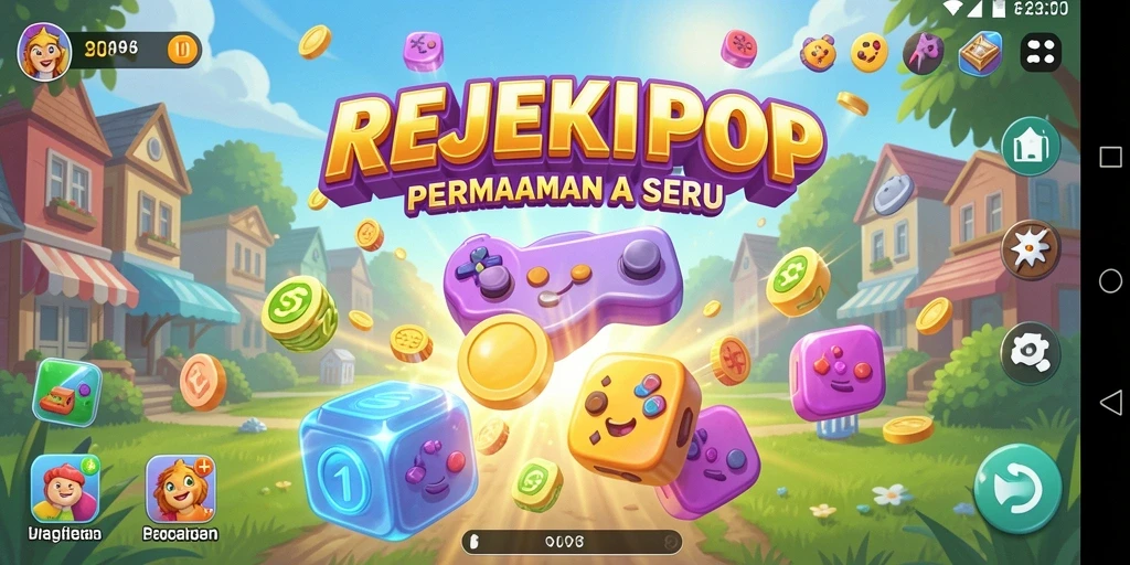 Screenshot gameplay REJEKIPOP yang menampilkan aksi seru di dalam permainan Arcade.